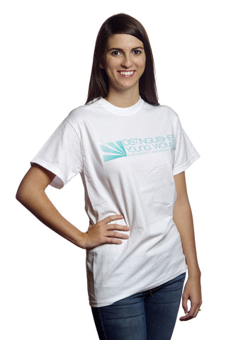 Distinguished Young Women White T-Shirt / Clearance